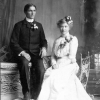 Wedding Photo of Eugene Smith and Mary Ida Christiansen -  Logan UT