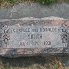 Headstone - Coralee & Doralee Smith - Little Butte Cemetery - Annis, ID
