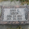 Headstone -  Mary C. Smith - Little Butte Cemetery - Annis, ID