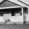 Dwinna Mary Smith Daughter of Eugene and Mary Ida christiansen Smith at Eugene Smith\'s Home in Thorton, ID
