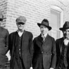 George Marler, Leon Smith, Allen Marler,and Steve Spaulding in Thorton, ID