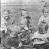 Glenice Smith Back Row on Right Daughter of Eugene Leon and Mary Ida Christiansen Smith in Thorton, ID