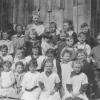 Mary Smith (back)  -  Teacher Burton School - Burton, Idaho. Glenice Smith 2nd Row 2nd Left 