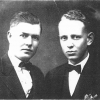 Eugene Leon Smith with Missionary Companion John Perry LDS Mission