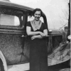 Glenice Smith  Next to her Boy Friend\'s  Car