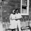 Dwinna Smith and Harold Bennett at Harold\'s mother\'s home
