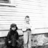 Dwinna Mary Smith and Kenneth Smith at Eugene Smith\'s Home in Thorton, ID