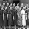 Mary Smith (Back 3rd From the Right) Probably the Stake Relief Society Board  - ID
