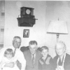Joseph Fred Smith (Frederek\'s Son), Eugene and MarySmith, Unknown Children at Eugene\'s Home in Thorton, ID