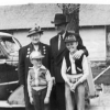 Mary and Eugene Smith with their Grandsons Navaree & Kenneth Smith at Home in Thornton, ID