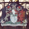 Seal of the City of Sutton Soldfield in West Midland, England where Anne Masters Howe was born in 1850. Photo taken by David Barkdull