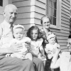 James Adams with his wife Patience and children Hazel, Alice Ber