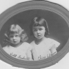 Cousins Violet Goodsell and Claire Adams.