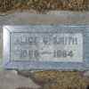 Alice Smith's Headstone - Logan City Cemetery - Logan, UT