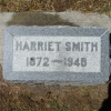 Headstone of Harriet Smith in Logan City Cemetery - Logan, Utah