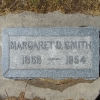 Headstone of Margaret Smith in Logan City Cemetery - Logan, Utah