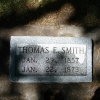 Headstone of Thomas E. Smith at Logan City Cemetery in Logan, Utah