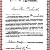 Letter of Appointment for Thomas X. Smith to procide over the Manchester, England Mission