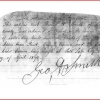 Certificate signifing Thomas X. Smith Ordained a Bishop - April 1872