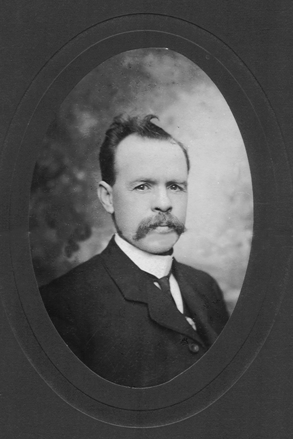 This is a photograph of George Fred Smith, the son of George W. Smith, taken around 1896